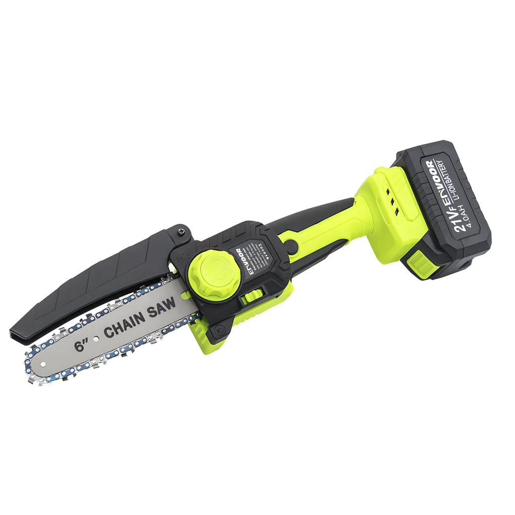 6' Chinese Manufacture Garden Gools Electric Power Tools Cordless Tool Lithium Battery Machine Wood Cutting Chainsaw