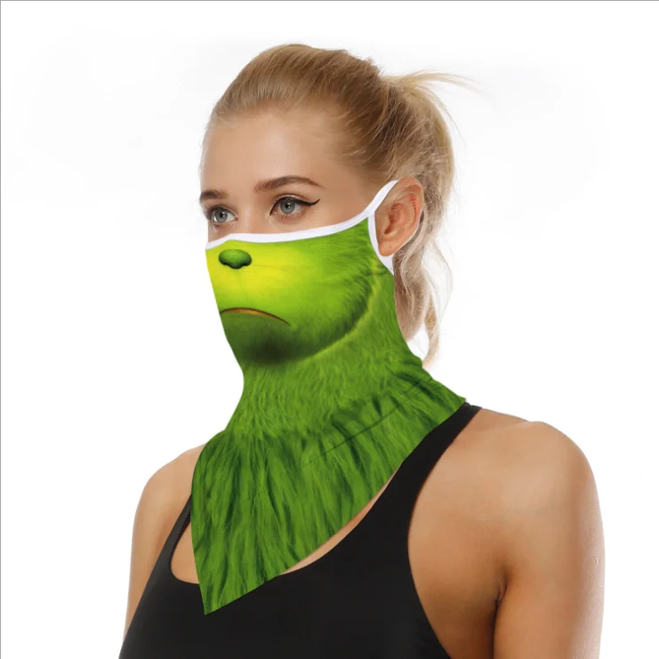 
Face mask neck scarf Variety of colors head face multifunction scarf Christmas mesh face neck scarf 