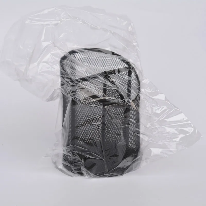 High Quality Mesh Office Organizer Pen Holder Black/Silver Metal Revolving Pen Holder for Promotion