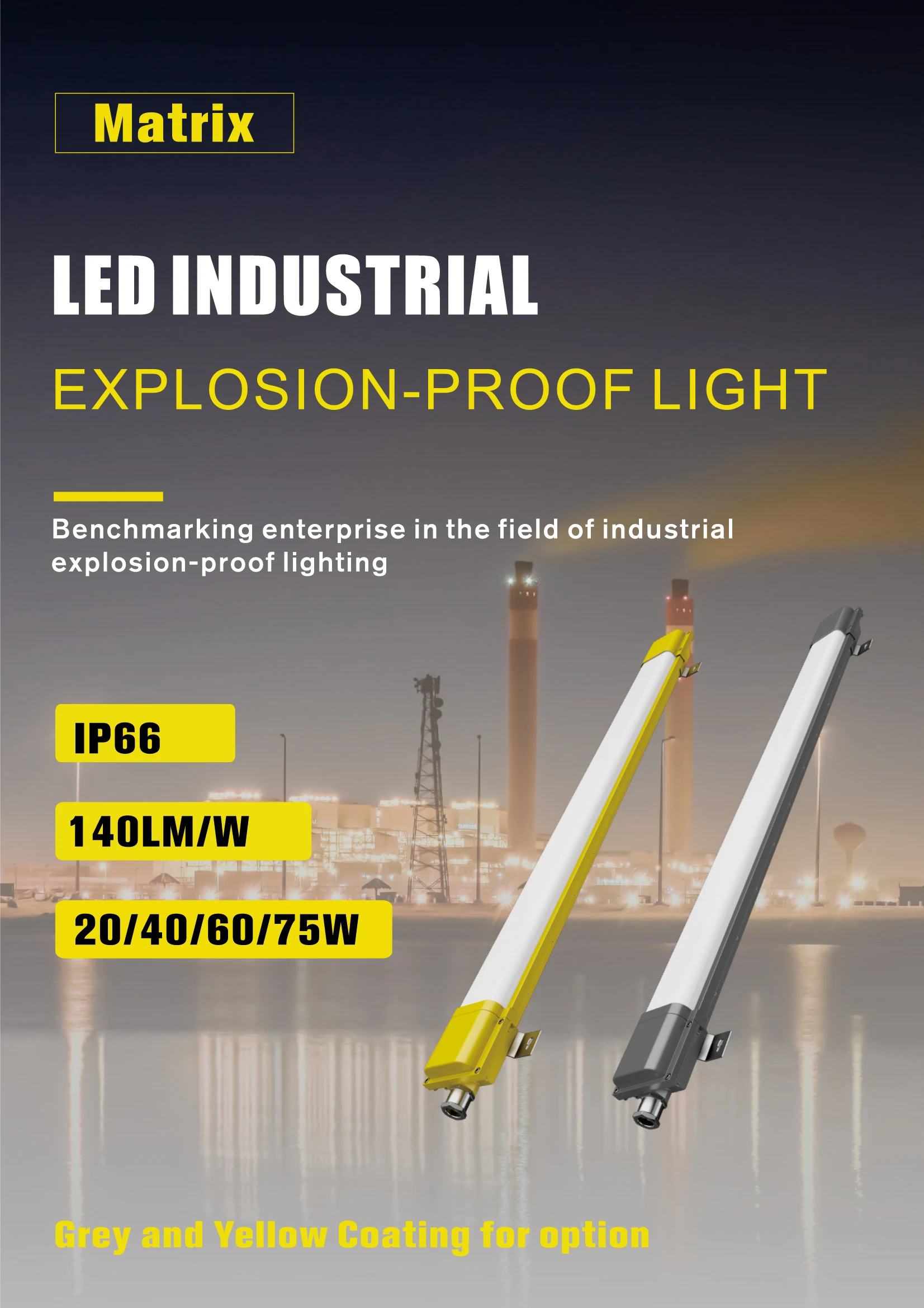 Manufacturer Supply Explosion Proof Led Light Linear Type Fluorescent Led Explosion Proof Light 60x60