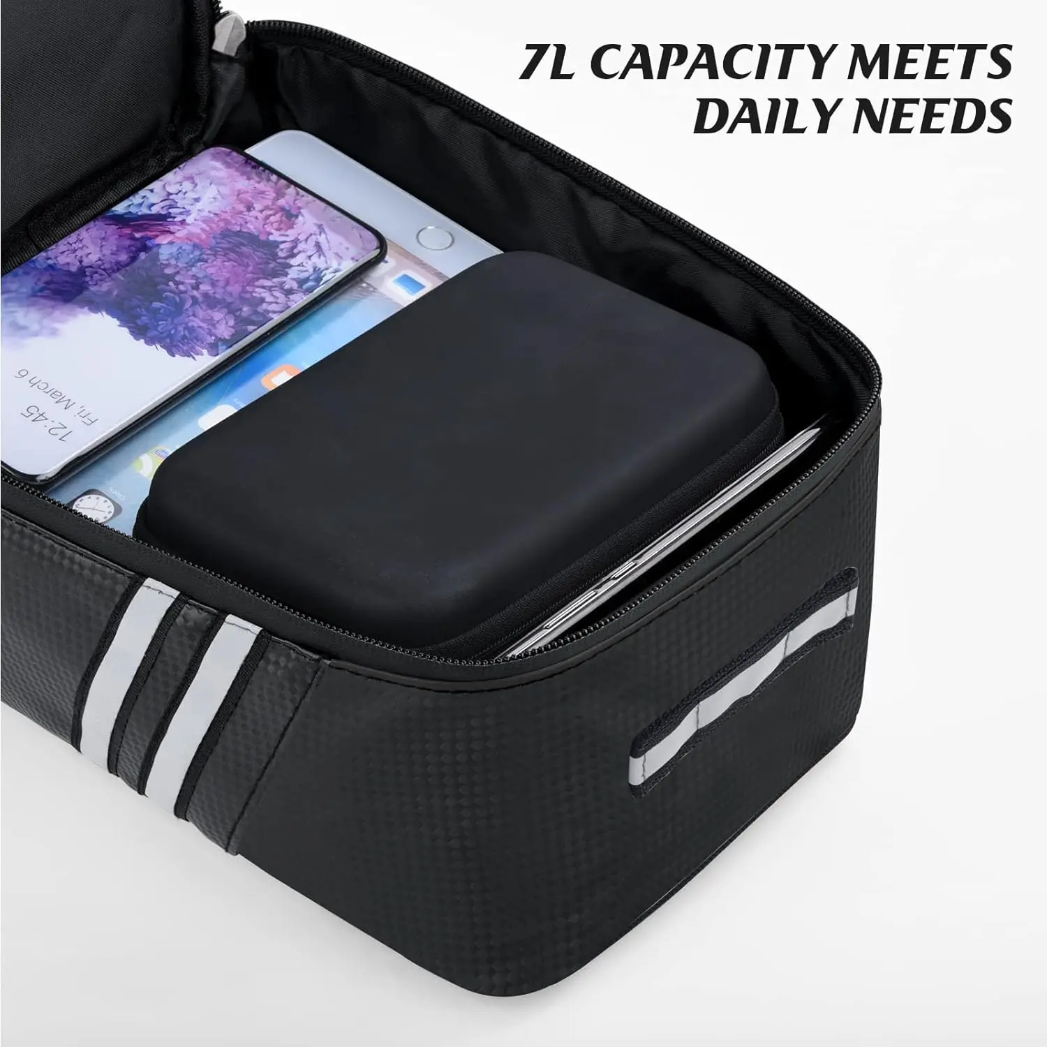 New Large Capacity Bike Riding Bag Waterproof Folding Motorcycle Rack Backpack Reflective Rear Riding Bag