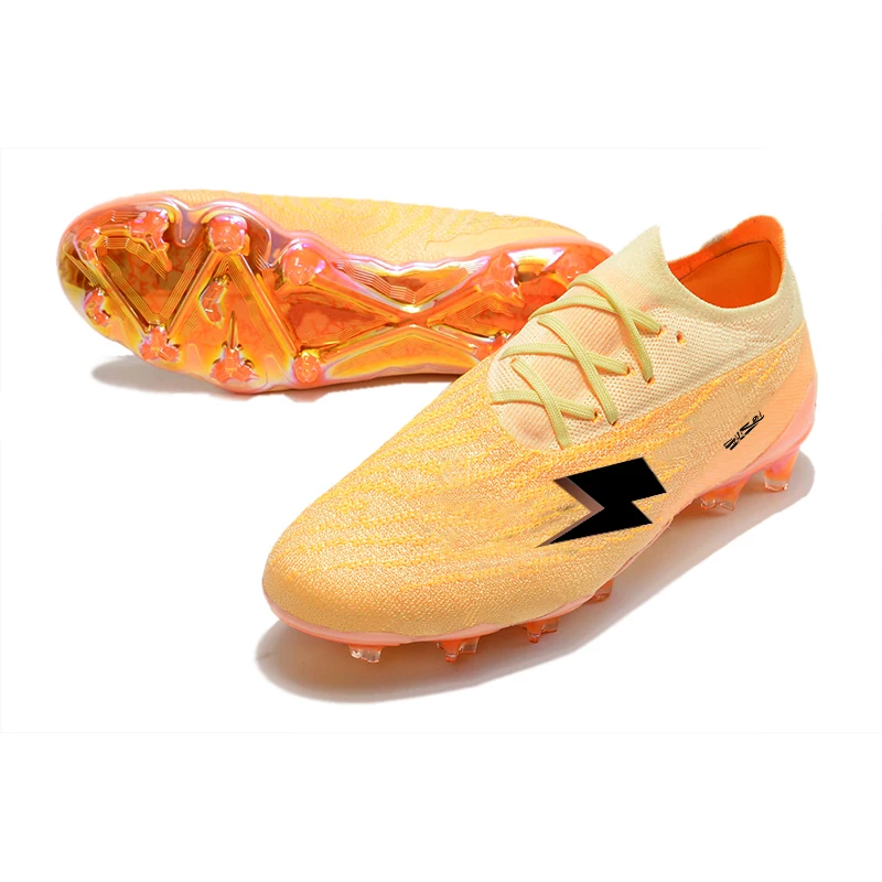 Низкий крой водонепроницаемые все вязаные FG soccerboots phantom GX футбольные ботинки чистого цвета zapatillas de futbol buzos deportivos