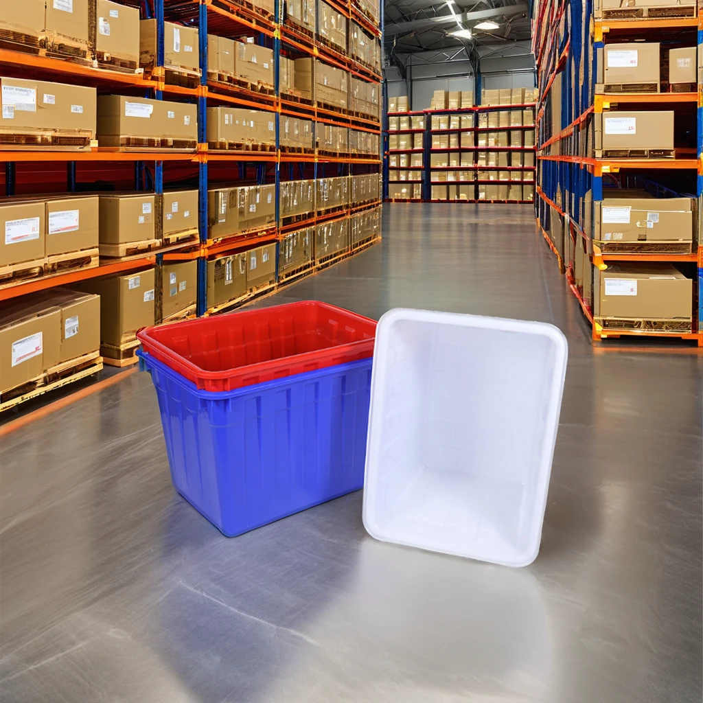 Large 30L-2200L Plastic HDPE Solid Turnover Box wham plastic storage boxes