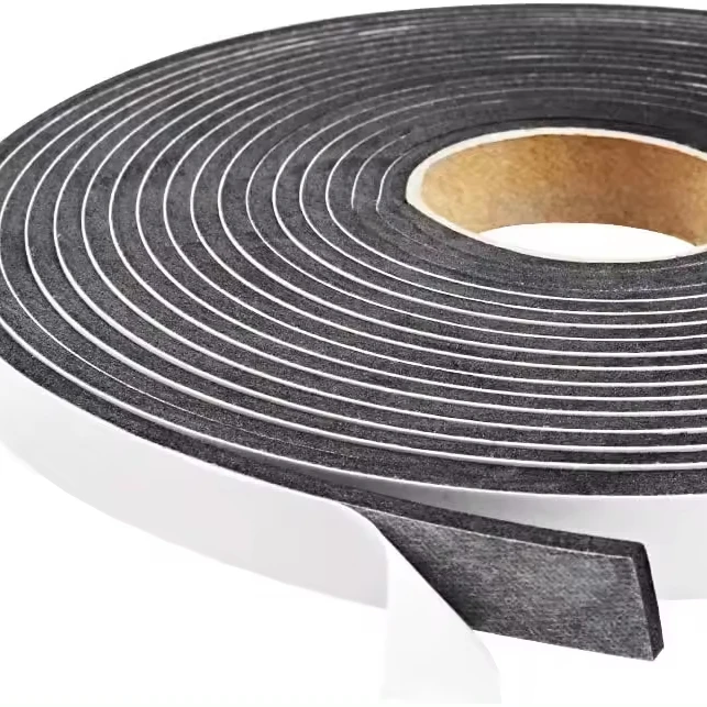 Seal Foam Tape,1/2 Inch W x 1/8 Inch T Weather Stripping High Density Single Sided Closed Cell Door Insulation Weather Strip