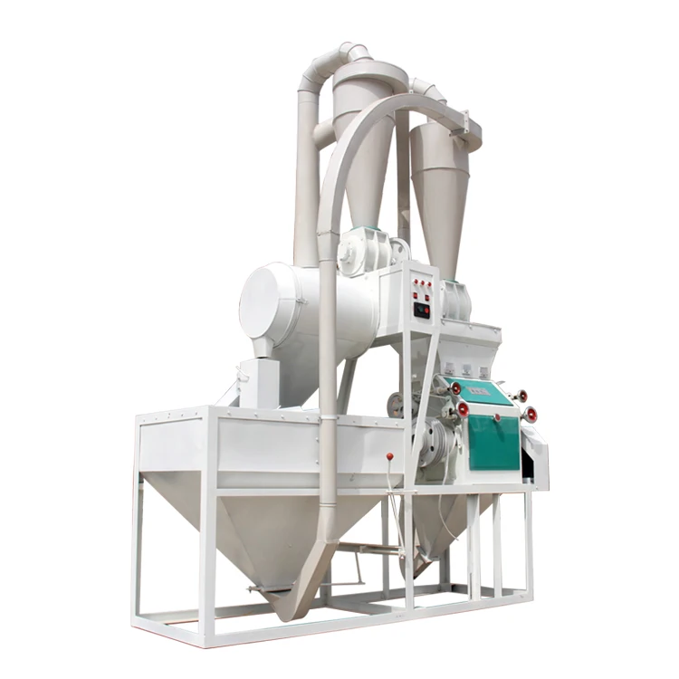 standard roller type grain mill corn wheat barley rice beans flour milling machine