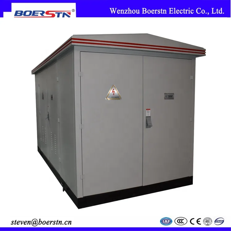 Outdoor Electrical Container Type Compact Power Transformer Substations 11KV 15KV 20KV 500KVA 630KVA 800KVA 1000KVA