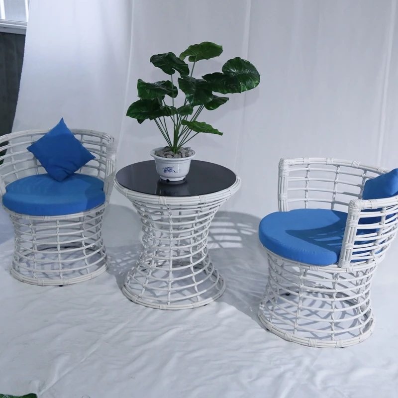 hot sale price outdoor rattan wicker dining tables and chairs
