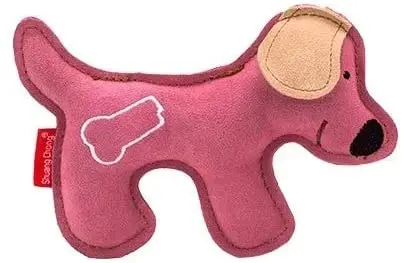 Dura-Fused Leather Dog Chew Toy, Bone, Horse