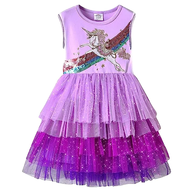 2023 Summer Style Children Clothing Sets Baby Clothes Short 10 Year Old Girl Children Dresses For Party