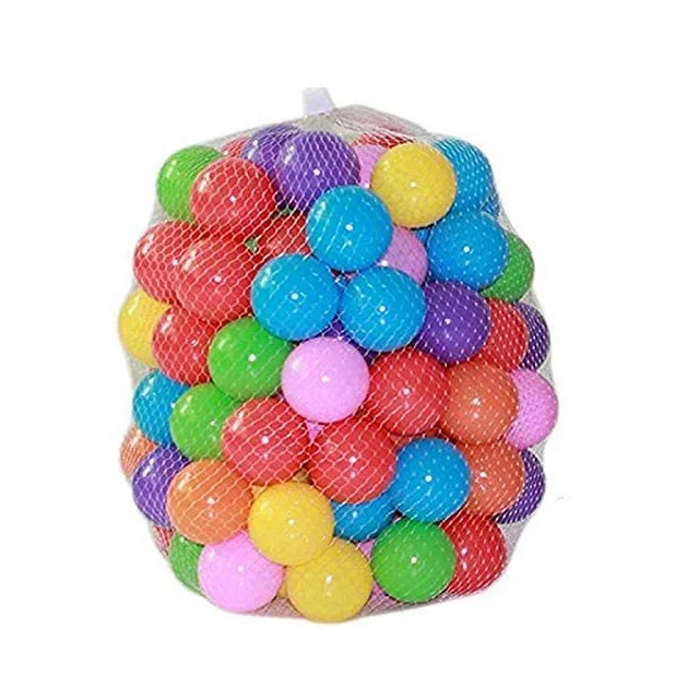ENJOY STAR Hot Sale 100pcs 5.8cm  Pit Balls Bright Colors  Soft Plastic Balls Ocean Ball  for Babies Kids Children