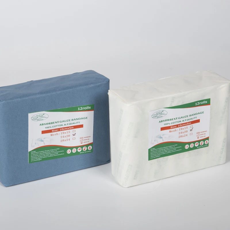 100% Cotton Absorbent medical cotton gauze bandage