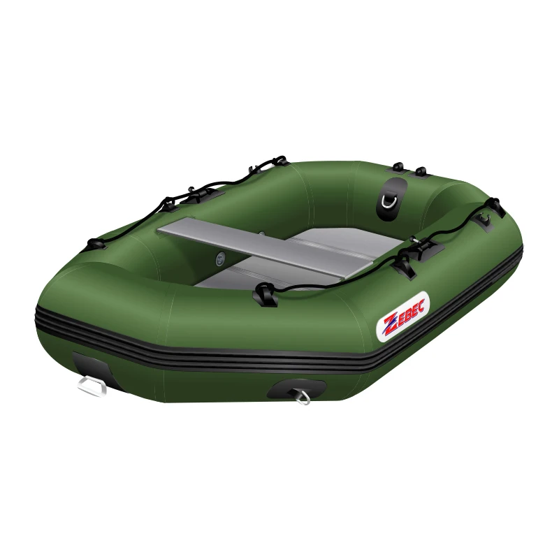 Zebec Factory cheap price customized bateau gonflable PVC 2 persons fishing inflatable rowing boat