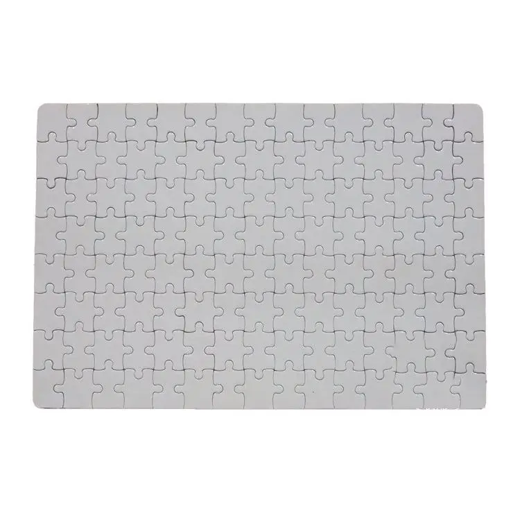Wholesale customized factory a3 a4 a5 blank sublimation jigsaw puzzle Paper Cardboard Sublimation Custom Pattern Jigsaw Puzzle