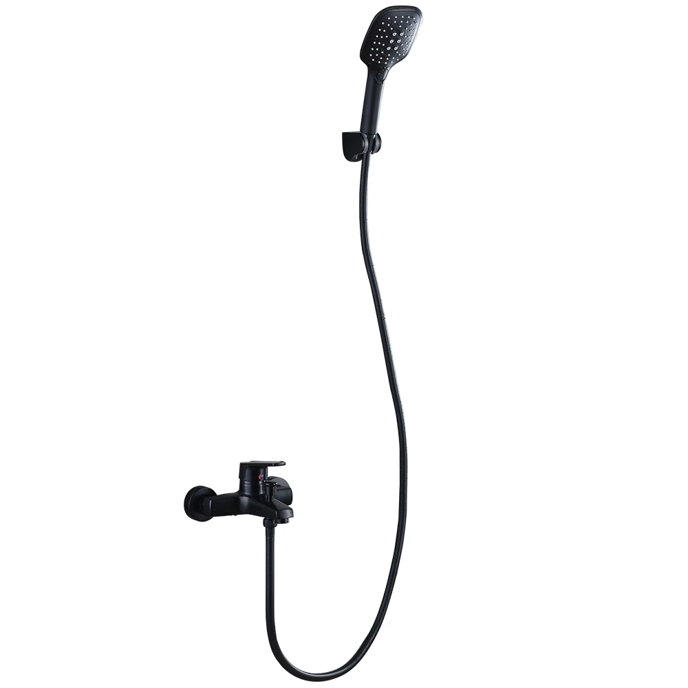 High Quality Stainless Steel Shower Faucet Black Bathroom Shower Set