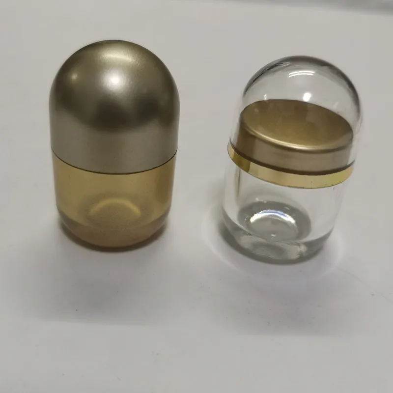 5ml  plastic bottle fashion pill powder bottle with round ball cap