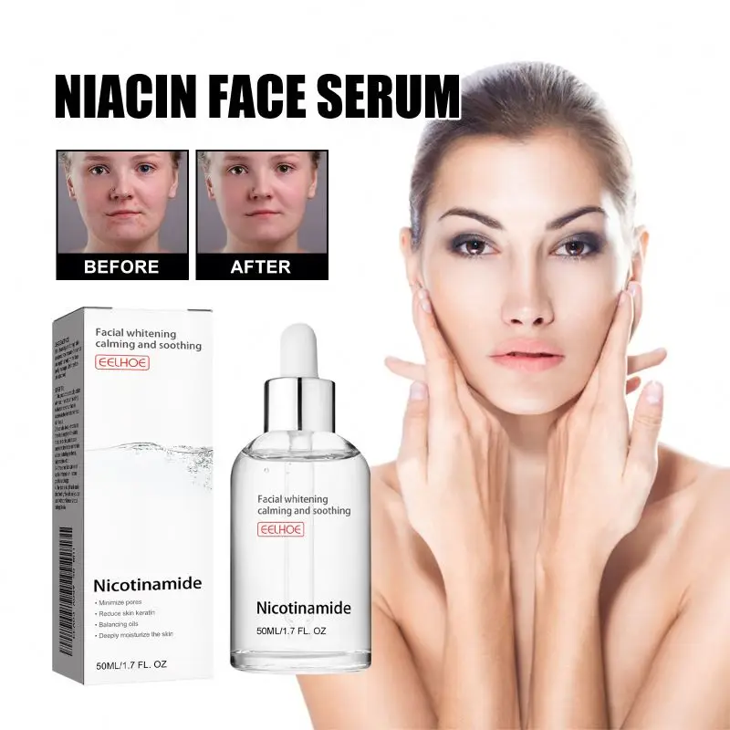 EELHOE Nicotinic Acid Facial to Weaken Acne Marks Moisturize Pores Shrink and Whiten Skin Essence