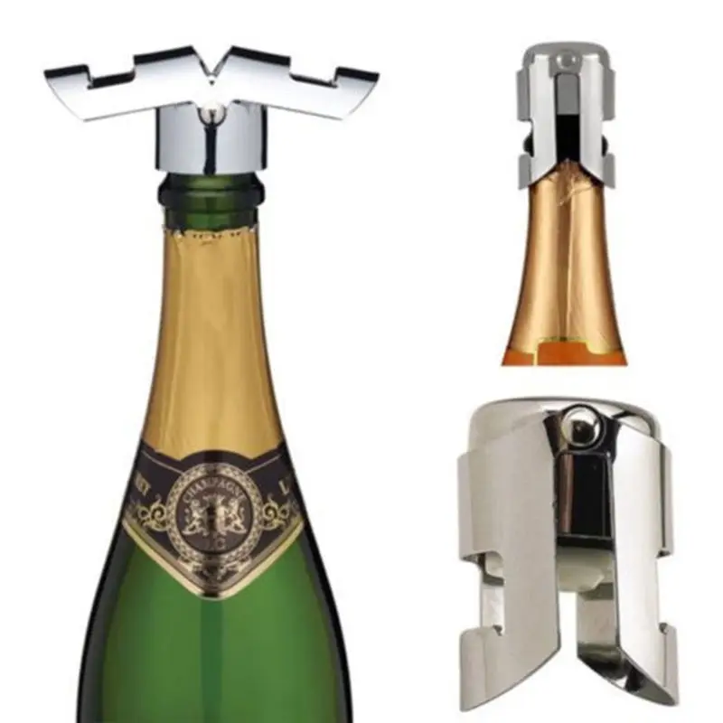 Wholesale Stainless Steel Champagne Stopper Sparkling Wine Bottle Stoppers