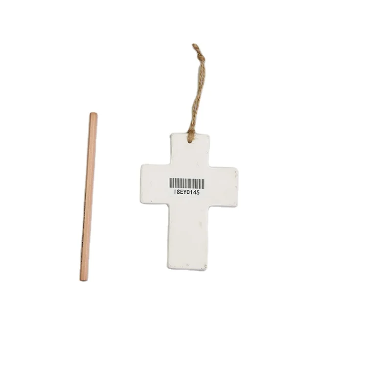 
Factory Price Wall Crosses Religious Decor Plates Ceramic Plaque 