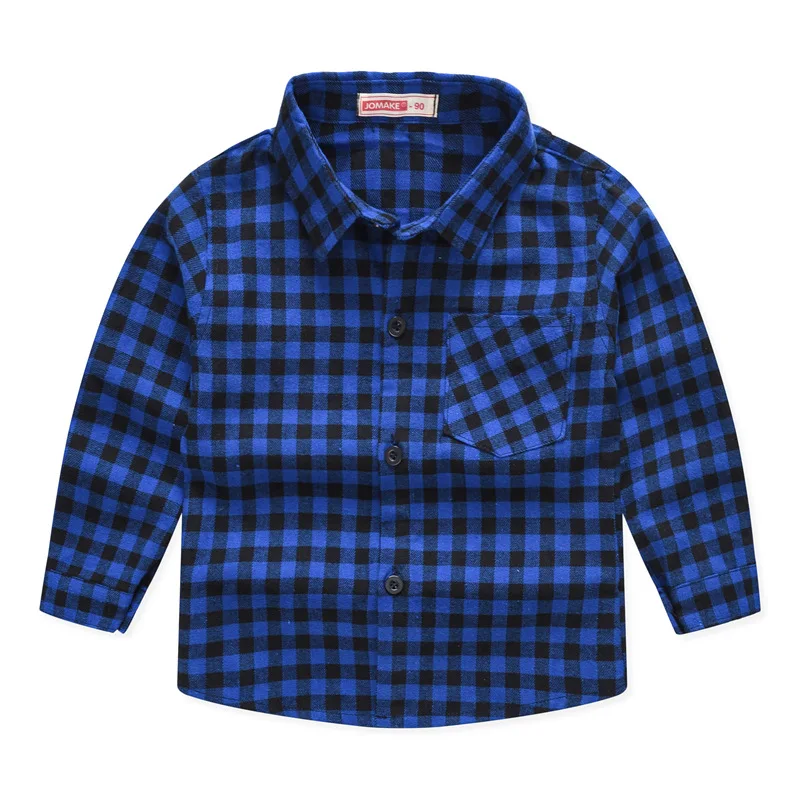 2020 Amazon kids clothing spring autumn new many designs long sleeve plaid shirt girls Korean children tops boys shirts