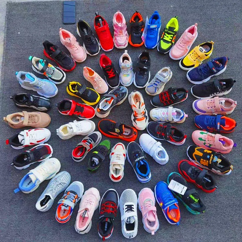 Mix style children casual sport sneakers kids stock shoes