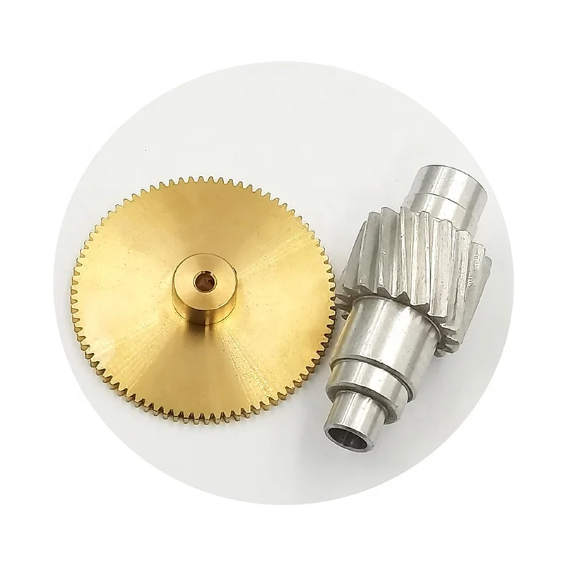 Dakunlun Custom CNC Round Brass Gear Top Gears Gear Shaft