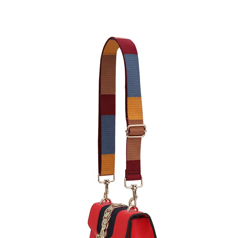 2021 high quality adjustable custom webbing bag strap replacement 3.8 handbag strap