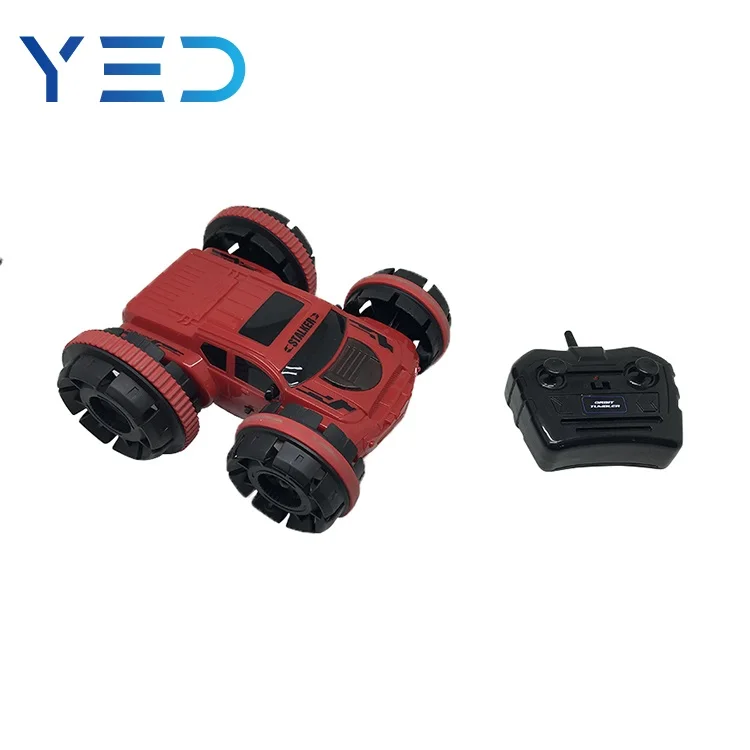 Hot sale  12km/h High Speed Remote Control Twited RC Vehicle 360 Degree Rotation Double Side Drift RC Stunt Car