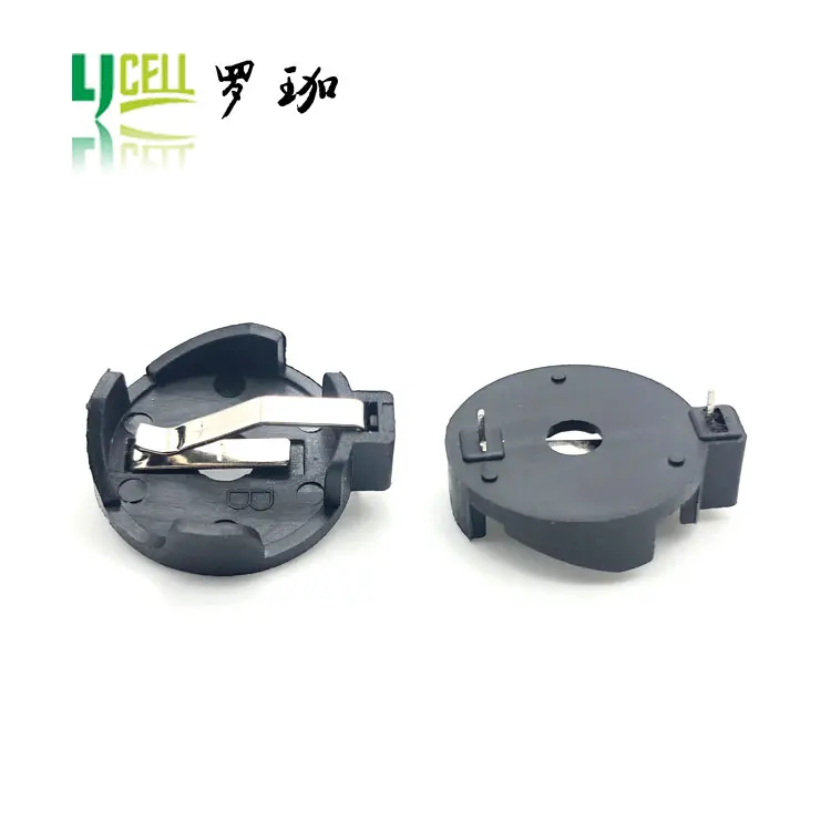 BS-2032-7 6V CR2032 plastic button cell battery holder for 2pcs CR2032