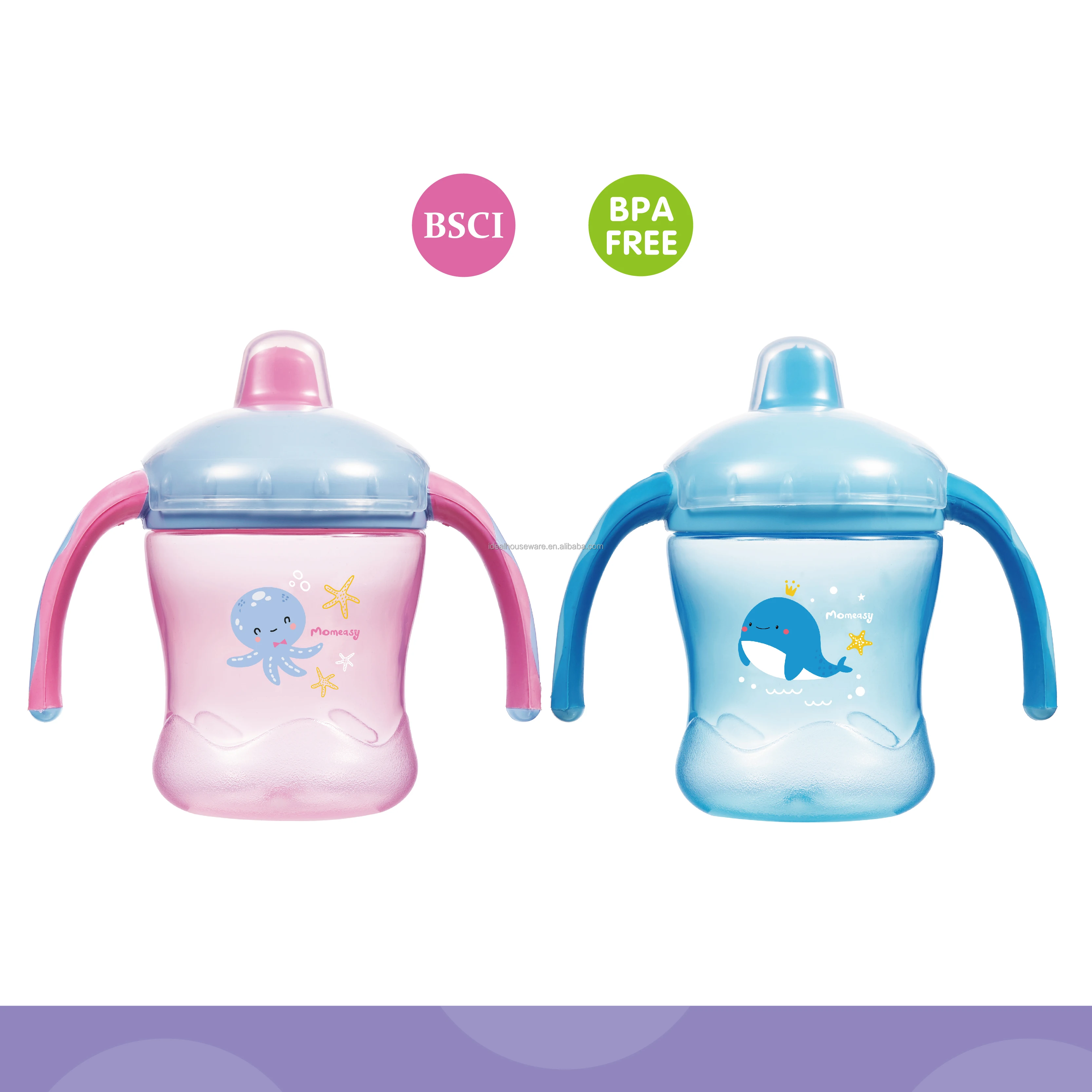 6oz /180ml PP Baby Training Cup WIth Soft Sucker
