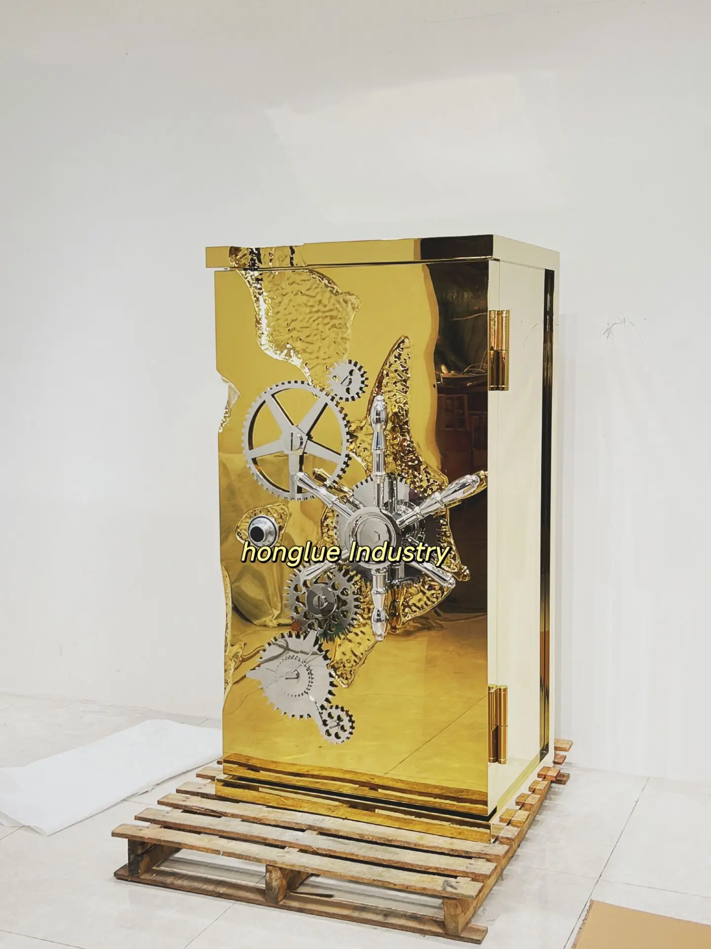 Stainless steel millionaire safe Jewelry storage cabinet designer home advanced password anti-theft light luxury safe