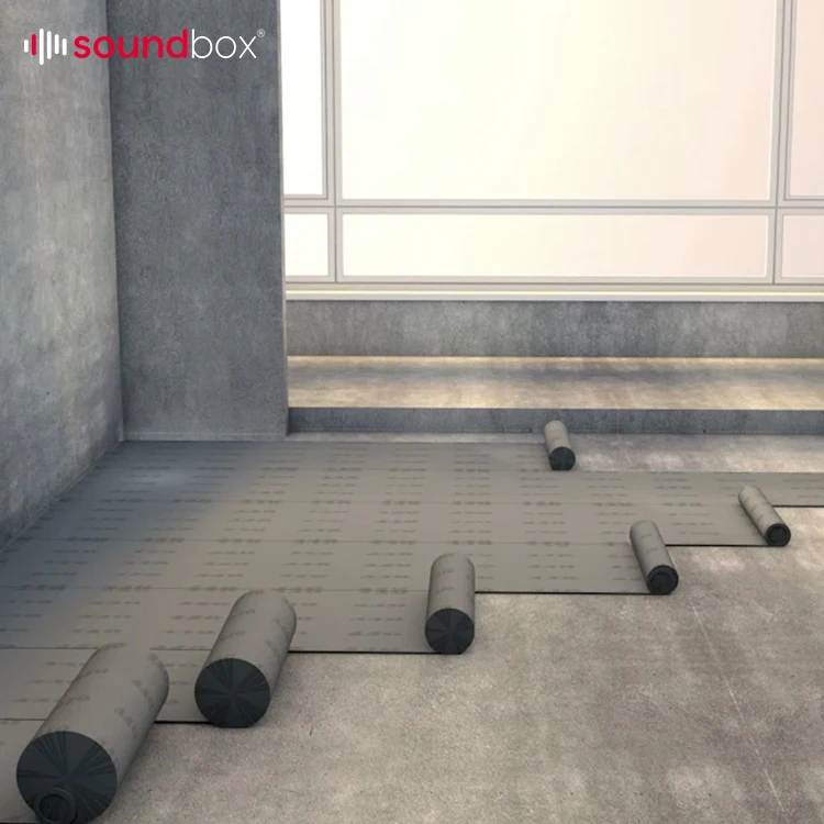 High Density Acoustic Insulating Material Noise Insulation Soundproof Gym Flooring Mat Sound Deading Material