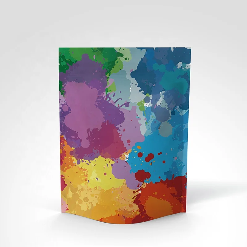 Digital Printing Custom Matte Chia Seeds Packaging Stand Up Pouch Plastic Zipper Food Stand Up Bags