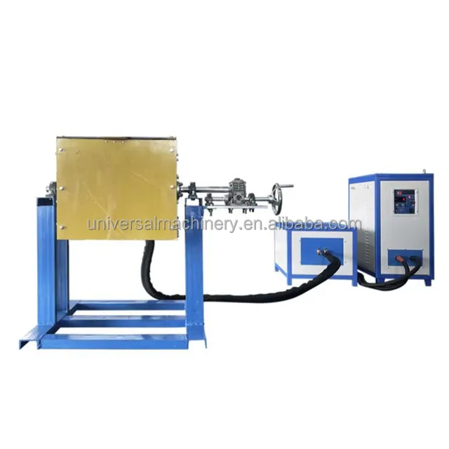 IGBT 100% Duty portable precious metal Industrial Melting Furnace for gold silver copper
