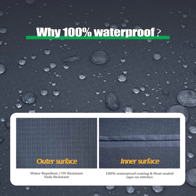 Heavy Duty Rainproof Windproof Polyester Oxford Rectangular Balcony Garden Table Sofa Outdoor Furniture Cover