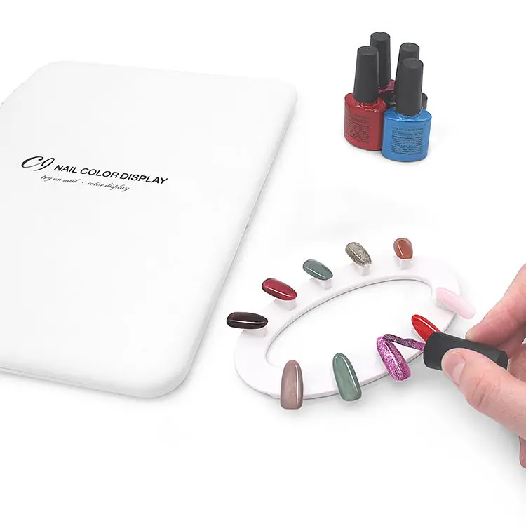 Nail Color Display Book Nail color swatch chart Display Book for nail salon Showing