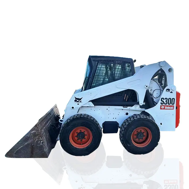Высокопроизводительный 3-тонный мини-погрузчик с бортовым рулем Bobcat S300 S160 второй ручной мини-экскаватор-погрузчик маленький для BOBCAT