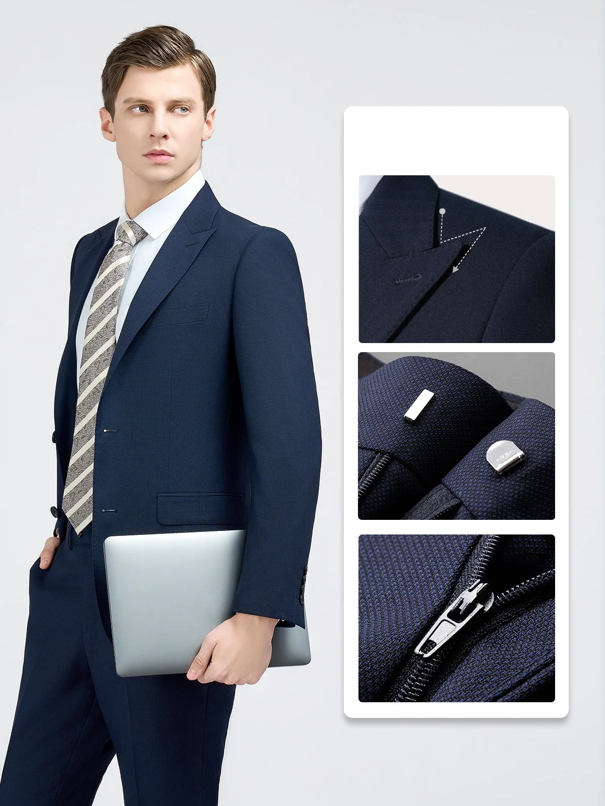 Мужской шерстяной костюм