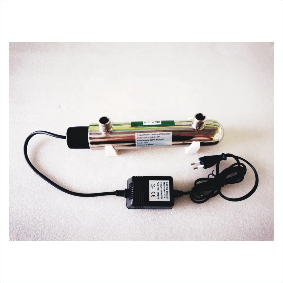 УФ-стерилизатор для питьевой воды из нержавеющей стали, 12 В, 24 В, 12 Вт, 16 Вт, 25 Вт, 40 Вт