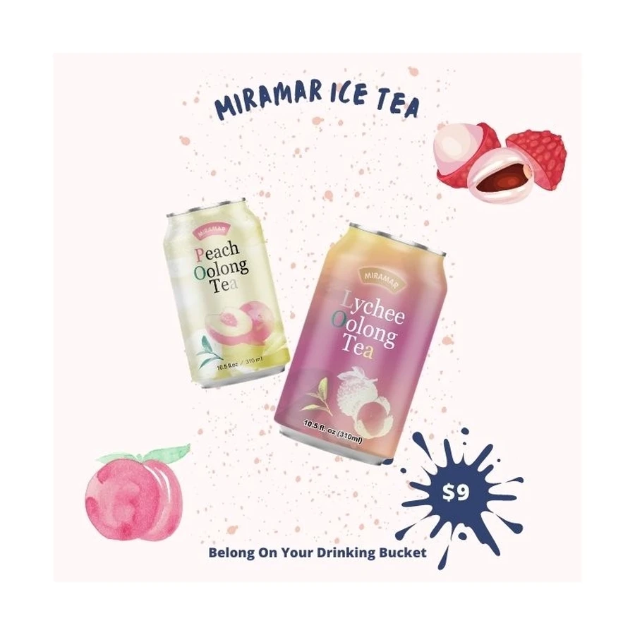 Professional tea drink manufacturer premium flavoured ice tea - lychee oolong tea