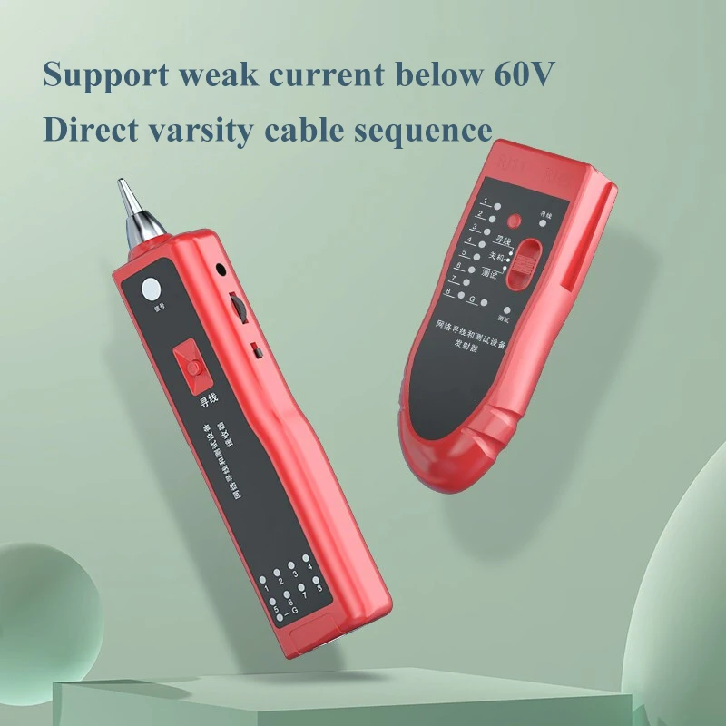 Сетевой Тестер телефонного кабеля RJ45 RJ11 прибор для обнаружения электрических проводов