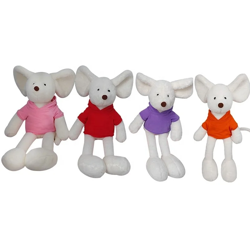2021 hot sale wholesale custom stuffed animal soft white mouse plush rat toys