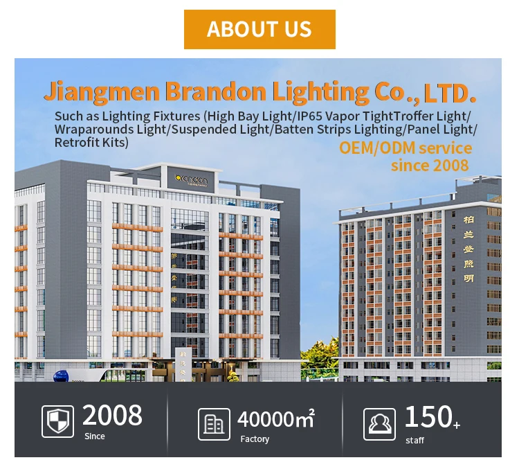 Brandon Industrial 3 Cct Selectable Induction Lamp High Bay Ceiling Led Linear High Bay With Sensor Emergency