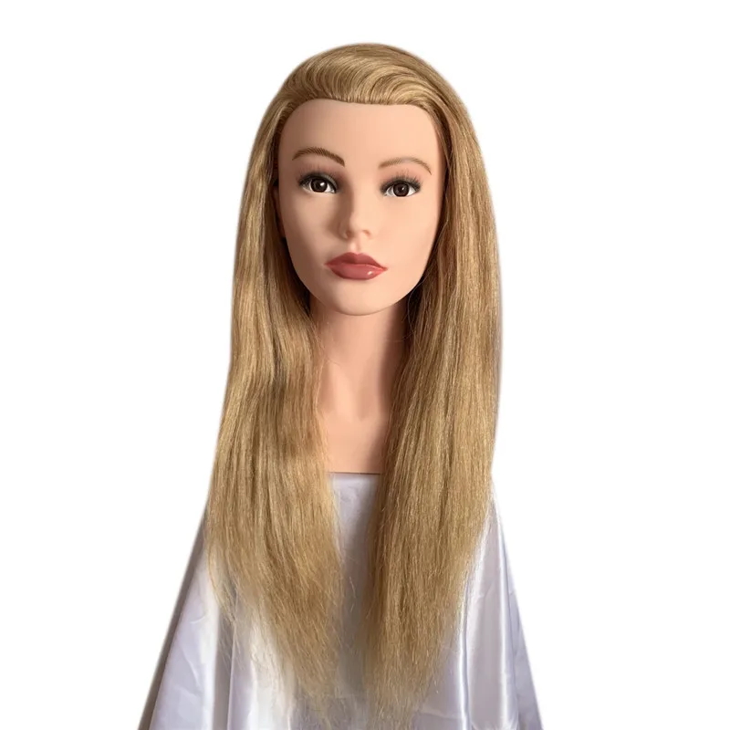 Factory wholesale cheap 100% human hair cheap asian custom female hairdresser salon training head mannequin for beauty school