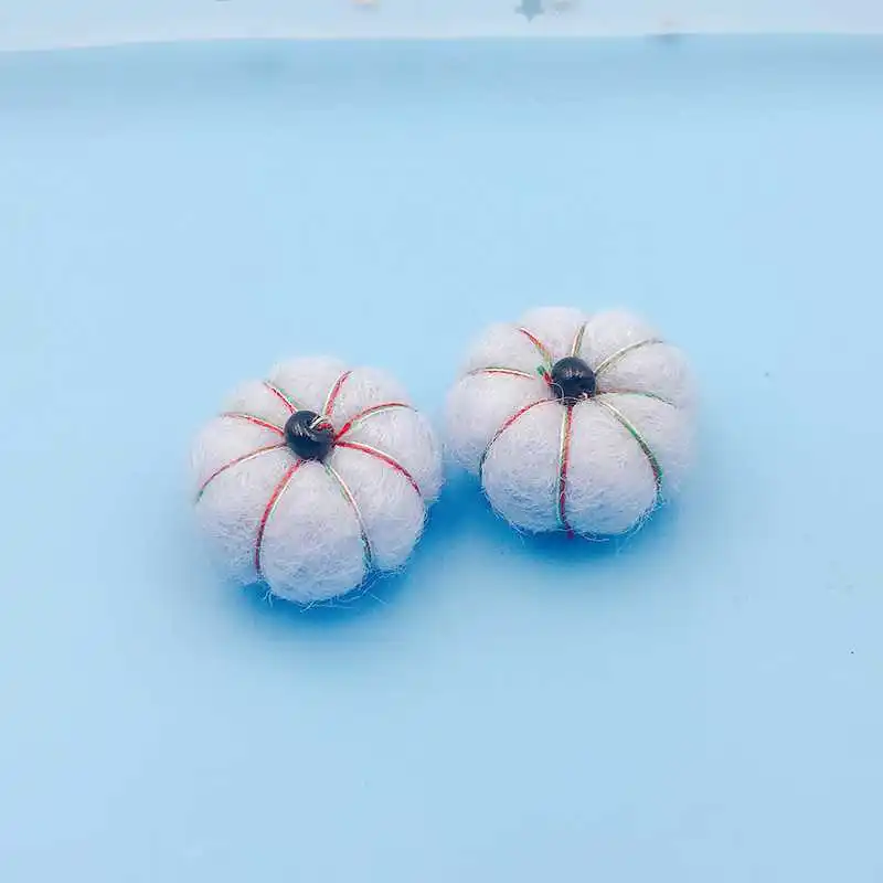 custom size Wool Pumpkins For Crafts Felt Accessories Diy