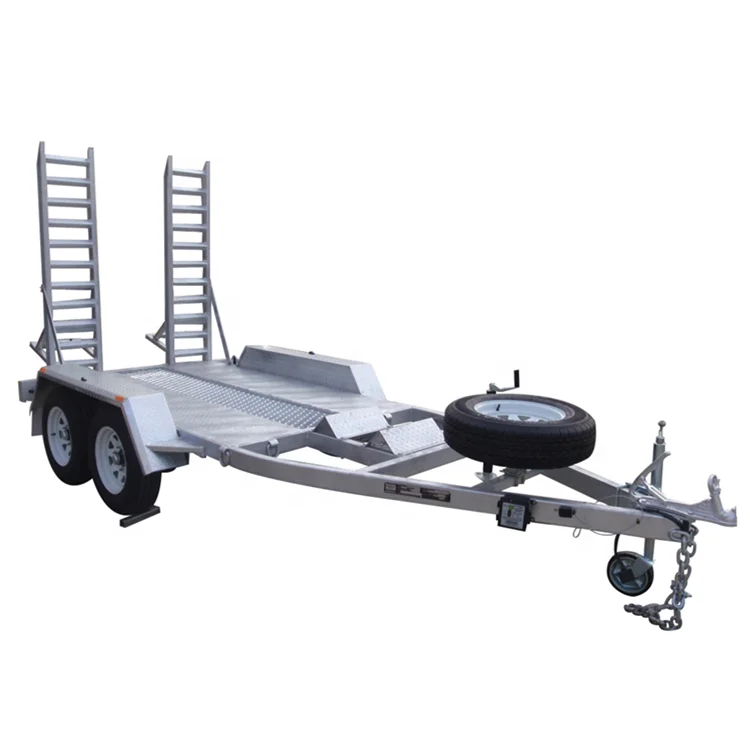 10x6 Plant Trailer, Mini Excavator/ loader Trailer Galvanised 2T GVM