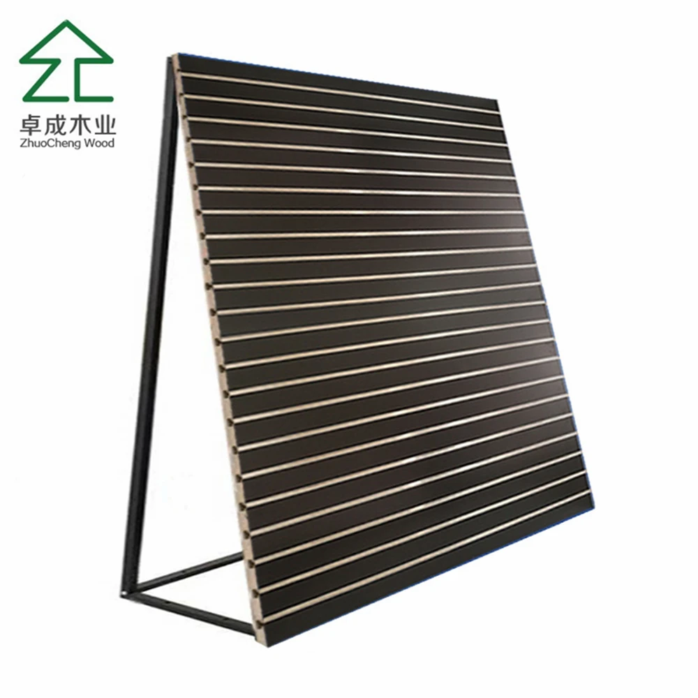Smoke shop slatwall panels black slotted mdf for display slotted mdf board for display shelf