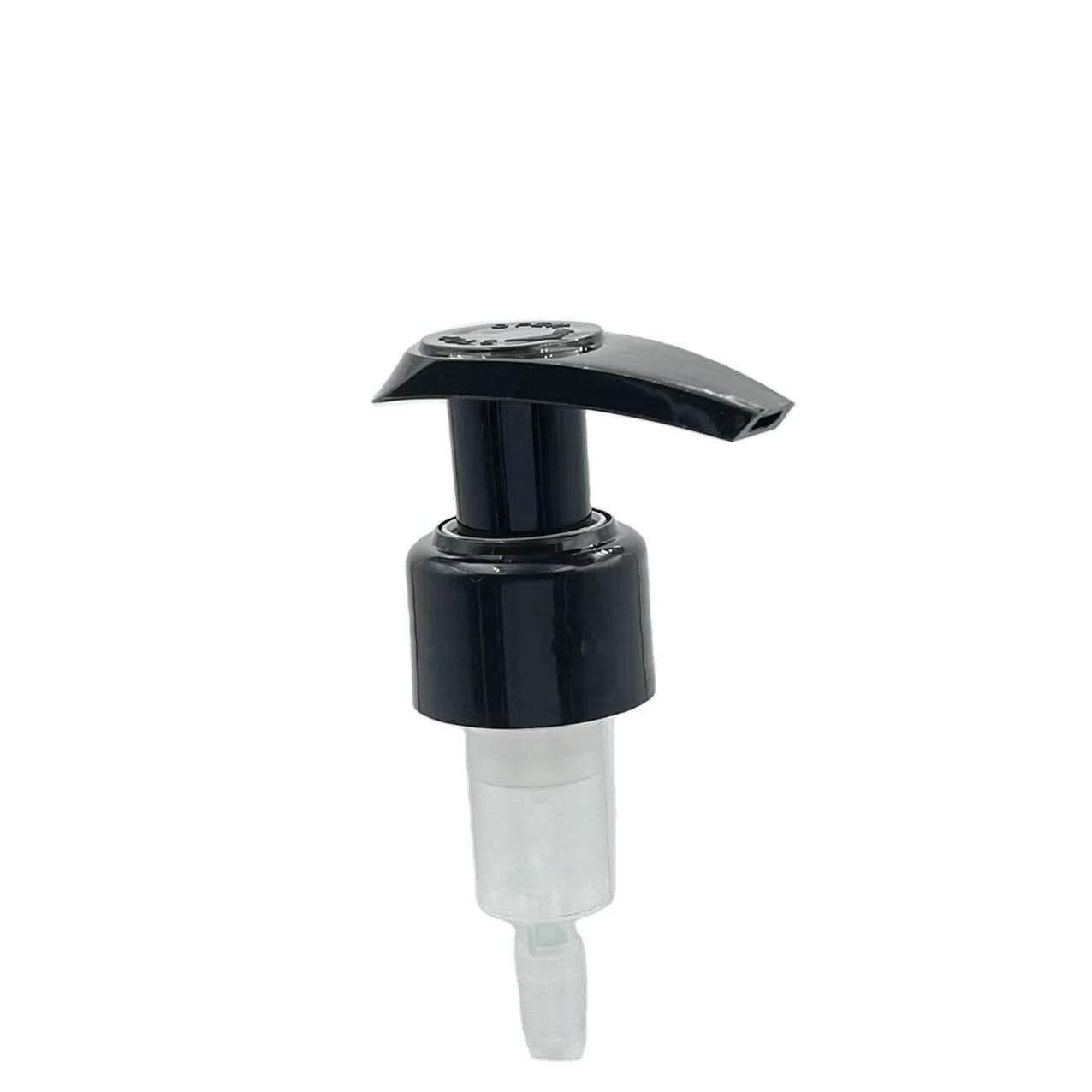 Simple Round Hand Lotion Pump Foundation Make Up Bottle Lid Easy To Carry Liquid Soap Dispenser Outer Spring Locking Lotion Pump