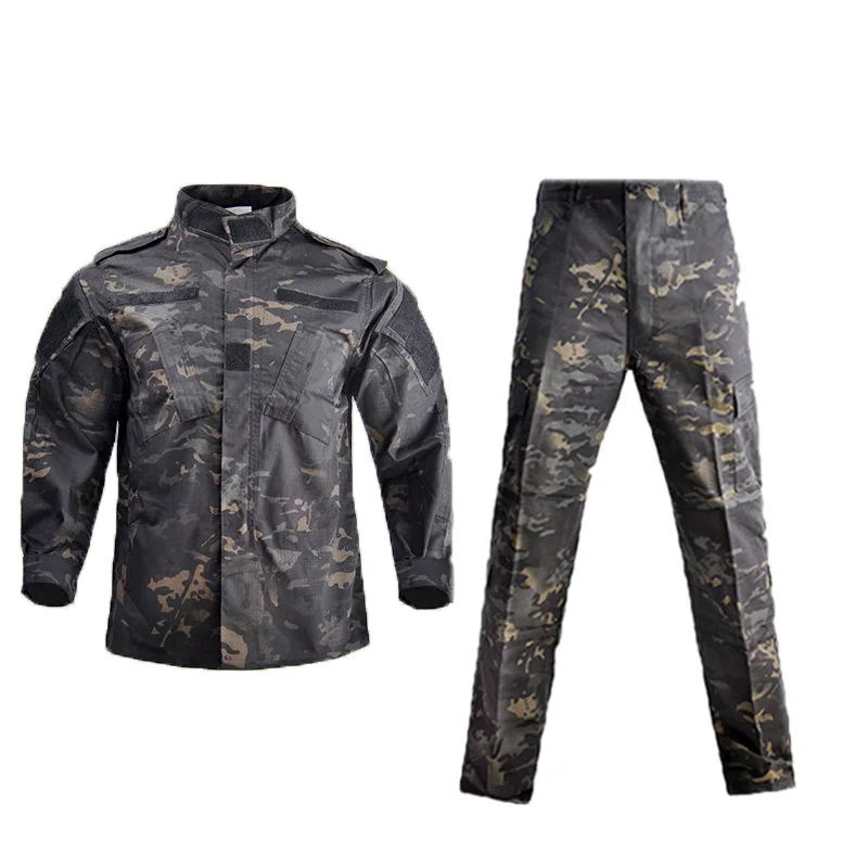 4 Pieces Wholesale Frog Tactical Green Camouflage Clothing Uniform Set For Training