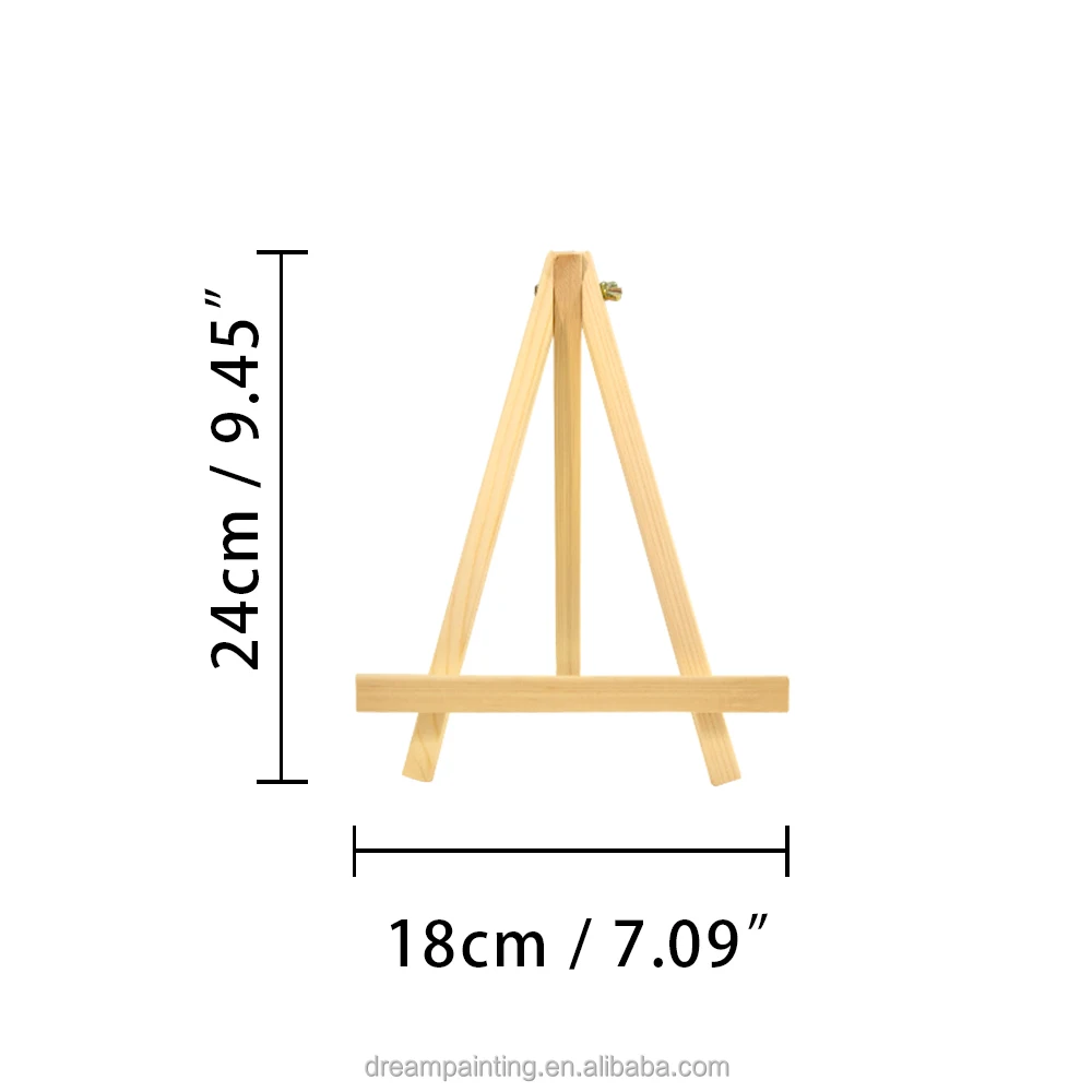 18*24cm Desktop Small Easels Kids Painting Wooden Art Easel Display Stand for Artist Painting Art Supplies