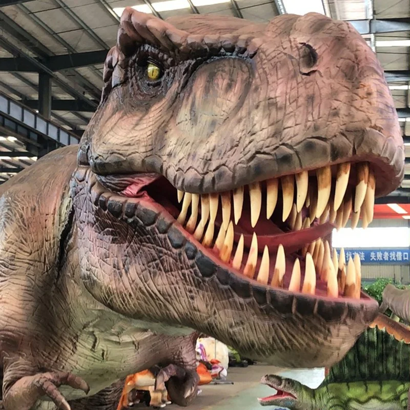 Hot Sale Adventure Dinosaur Mechanical Waterproof Vivid Big Entertainment Decoration Hand Made Dinosaurios Dinosaur Animatronic